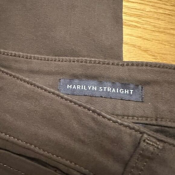 NWT Nydj brown Marilyn straight jeans pants 14 - Picture 7 of 11